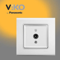 Розетка телевизионная белая VIKO LINNERA 